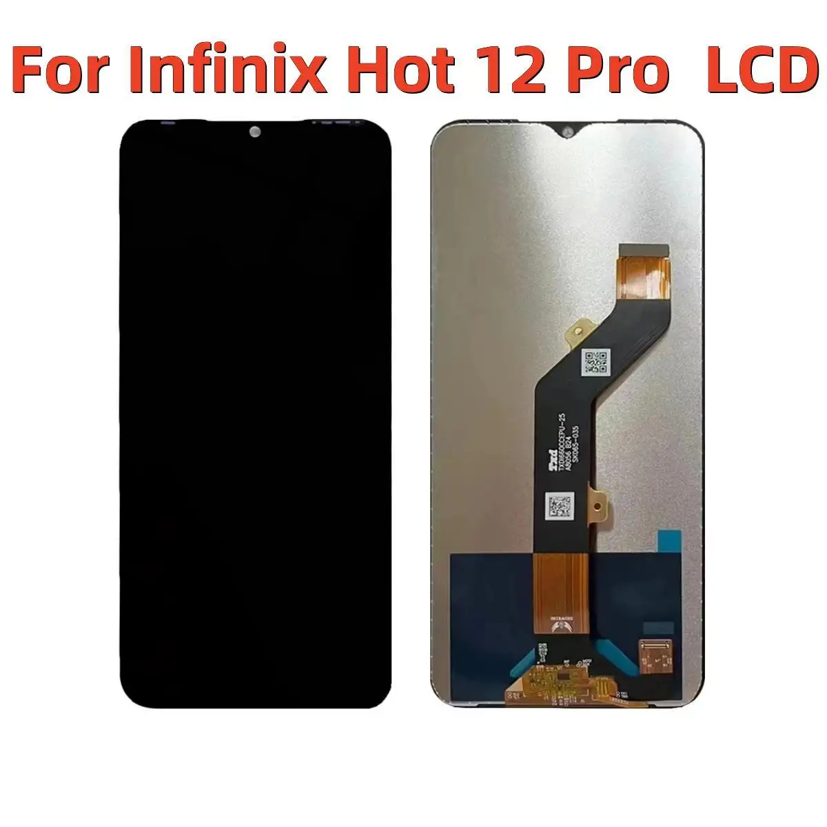 

6.6'' For Infinix Hot 12 Pro X668C LCD Display Touch Screen Digitizer Assembly For Infinix Hot12 Pro Hot12Pro LCD