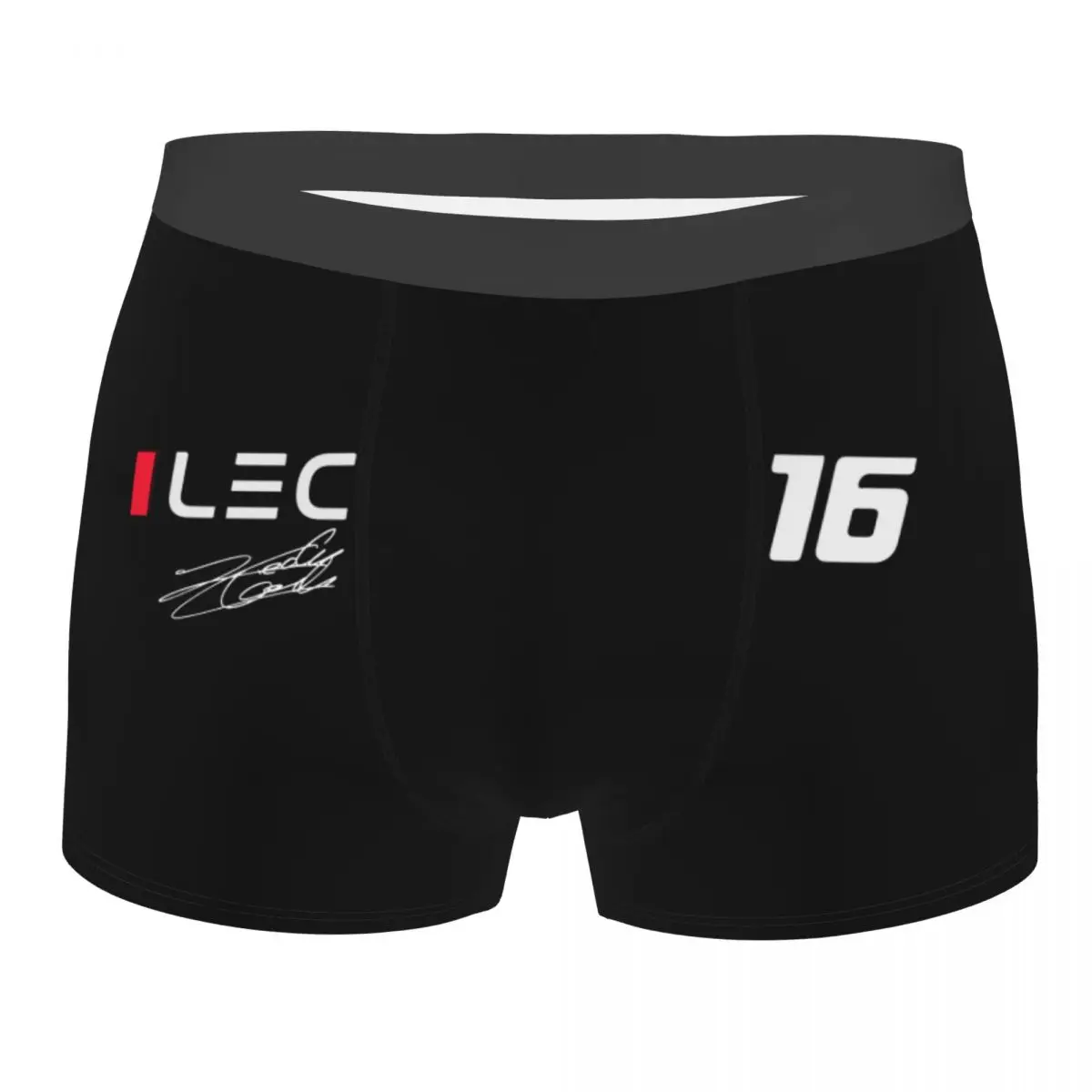 Custom Charles Leclerc 16 Racing Car Underwear Male Print Boxer Briefs Shorts Panties Breathable Underpants