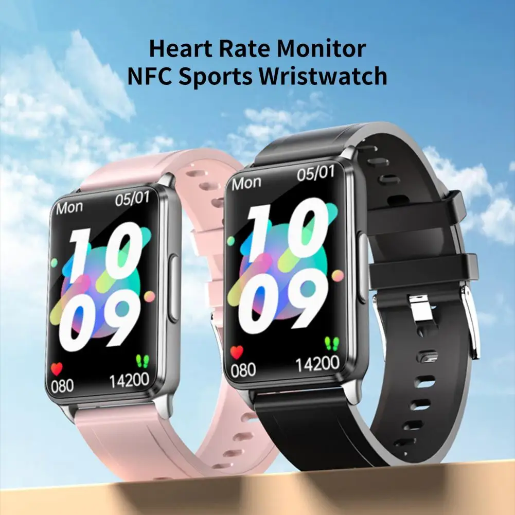 Electronic Watch  Creative High Clarity 1.6 Inch Color Display  Men Women Heart Rate Monitor Smart Watch