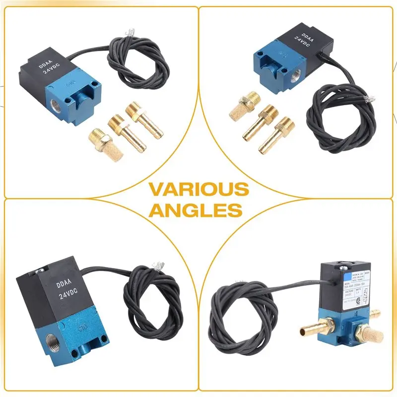 ABXF-DC 24V 5.4W ECU 3 Port Electronic Boost Control Solenoid Valve 35A-AAA-DDAA-1BA With 15Pcs Fittings Kits