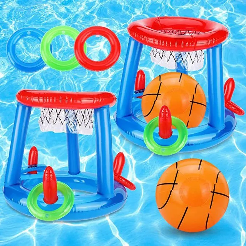 

Outdoor PVC Material Inflatable Water Play Toy Interactive Basketball Hoop Shooting Cross-Border Stock for Sports Entertainmentp