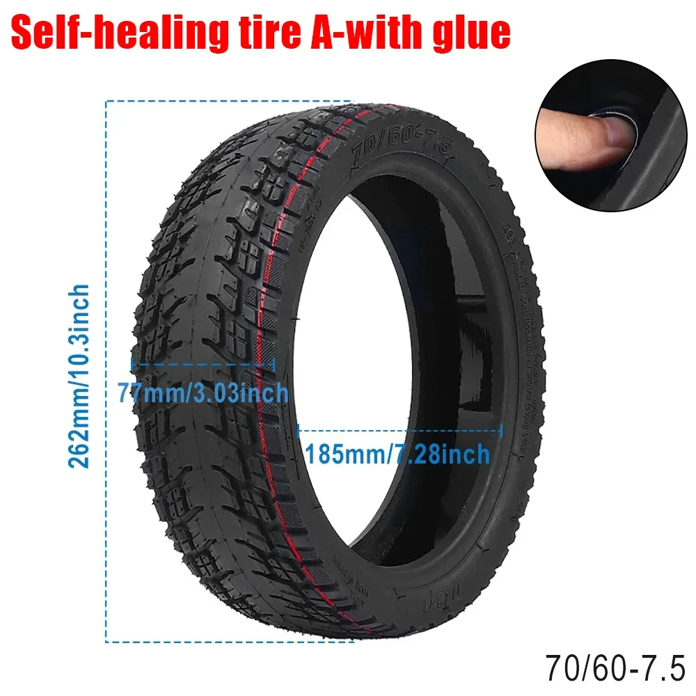 11 Zoll 70/60-7.5 Reifen für Ninebot Max G3 ZT3 ZT3Pro Vakuumreifen Selbstversiegelnder Reifen Vollgummireifen Roller-Zubehör Selbstheilend – Detail 32