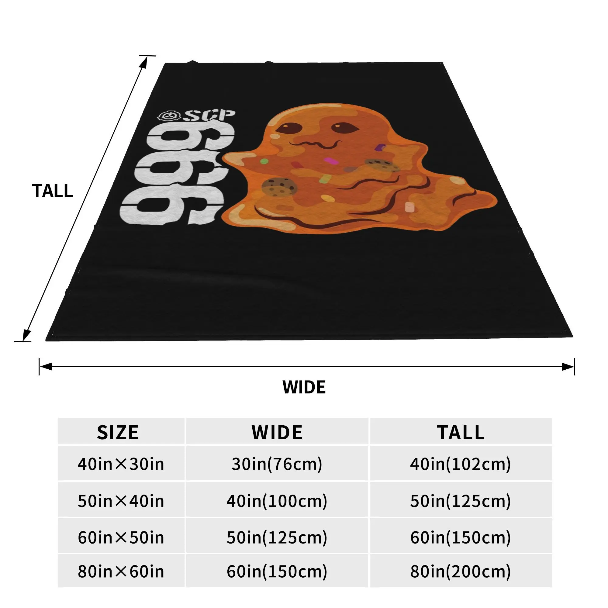 SCP 999 Tickle Monster SCP Foundation Blankets Soft Warm Flannel Throw Blanket Plush for Bed Living room Picnic Travel Home
