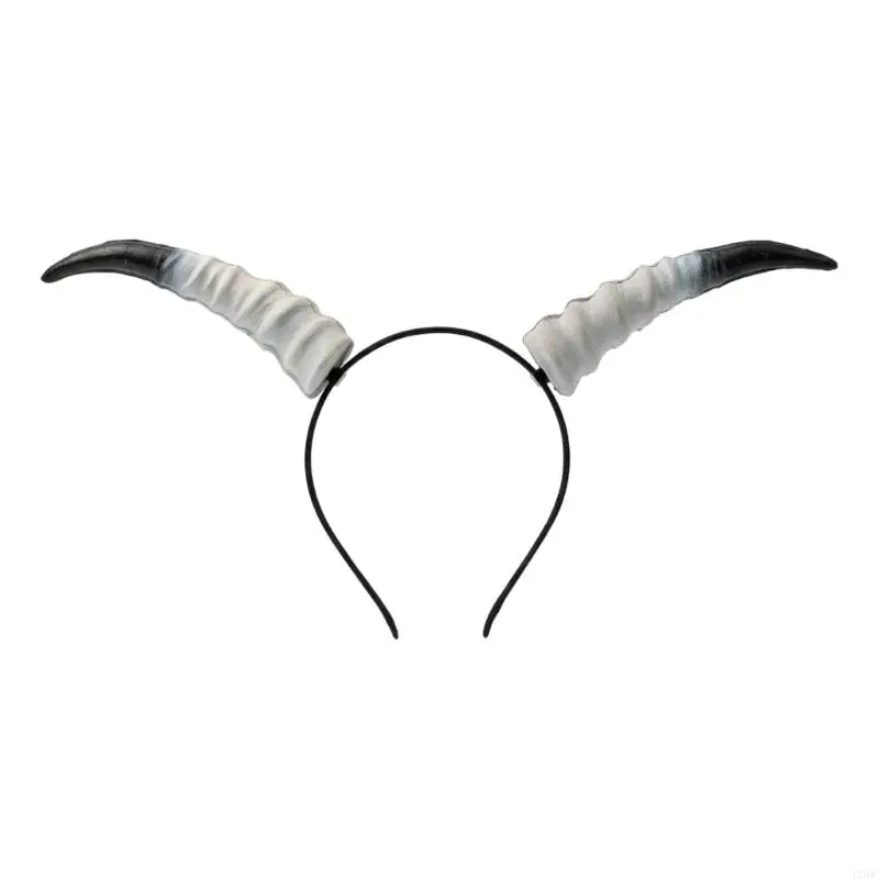 Fun Devil Horn Headpiece Plastic Hair Accessory Costume Headband Role Play Hairband For Halloween Celebration Y166
