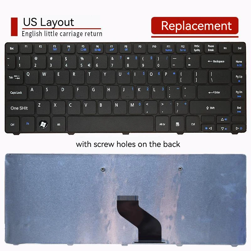 Laptop Keyboard for Acer Aspire 4625G 4733 4733Z 4752 4820 4736G 4738 4738G 4738Z 4738ZG 4740 4740G 4551 4551G 4552 4552G US