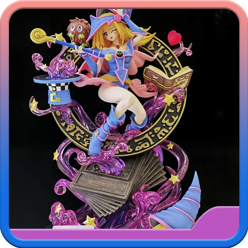 37cm Game King Aftershock Black Magic Guide Girl Pvc Gk Anime Statue Surround Festival Birthday Trendy Play Model Ornament Toy