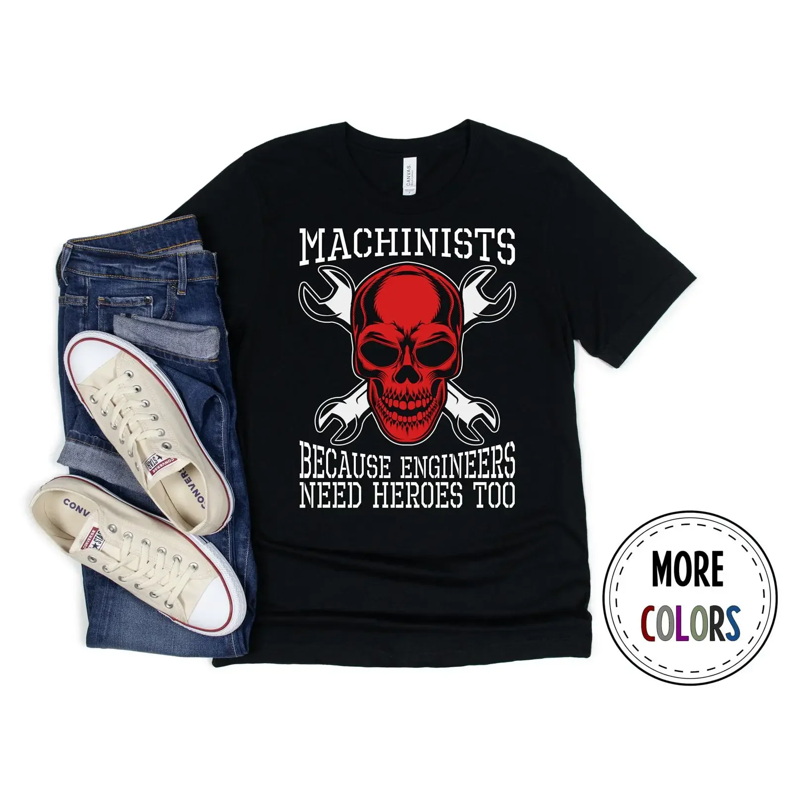 MachinisT T Shirt CNC Operator Millwright Funny Machinists  vintage Washed streetwear Top For Everyday Wear Soft