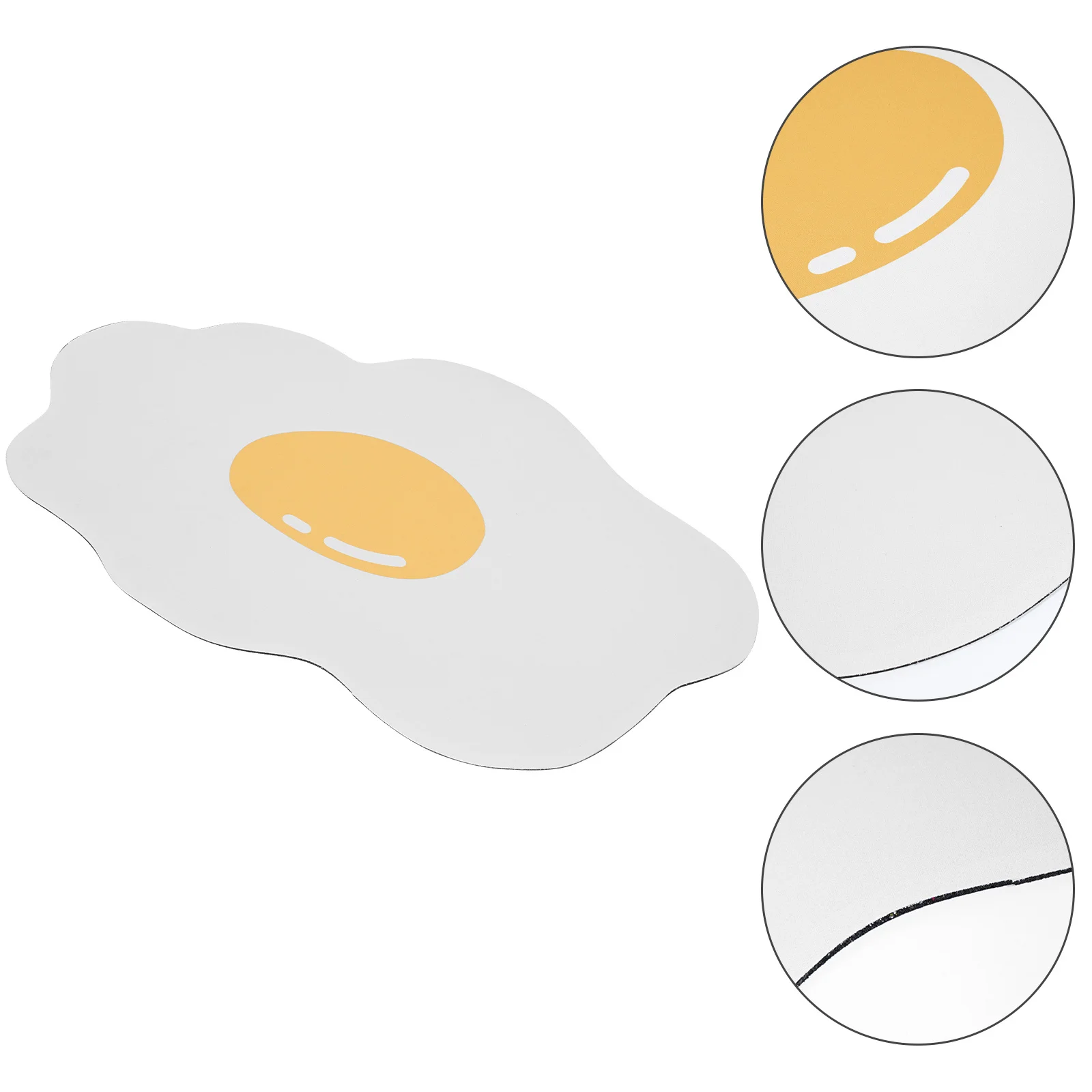 

Water Absorption Non-Slip Bathroom Floor Mat Omelette Carpet Bath Pad Entry Area Rug Decorative Bathroom Floor Mats