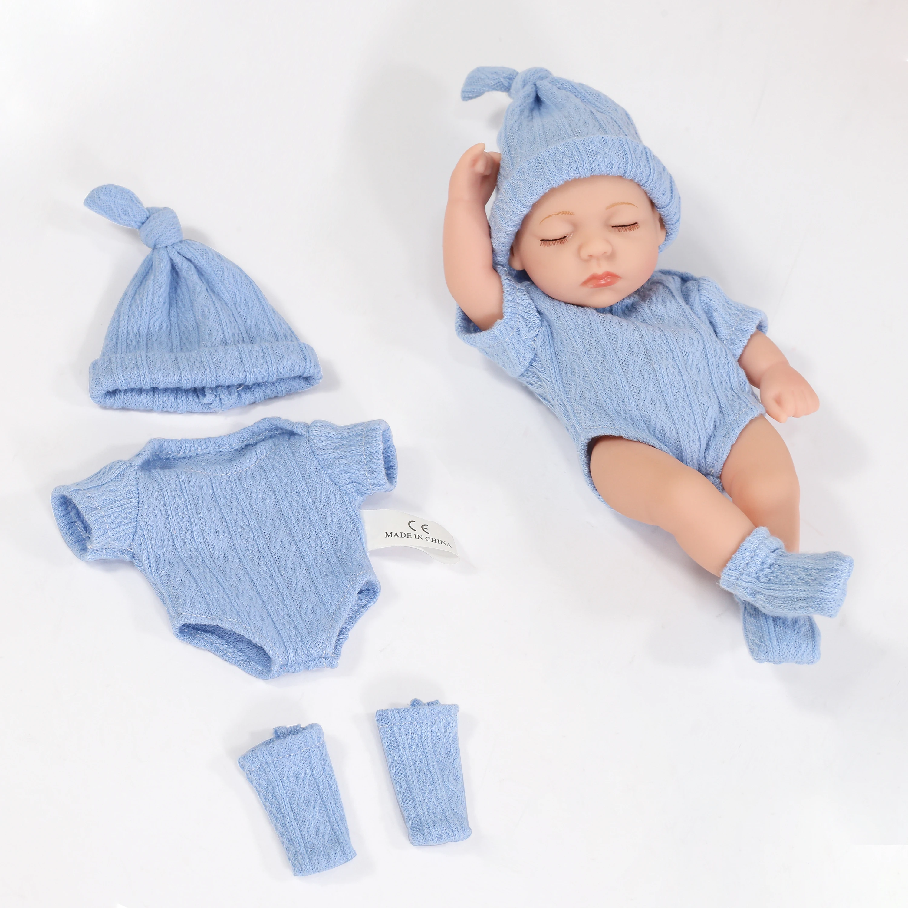 New Silicone Reborn Dolls 20cm Baby Reborn Toys Waterproof Vinyl Bebe Doll Cute Mini Reborn Baby Doll For Girls Birthday Gift