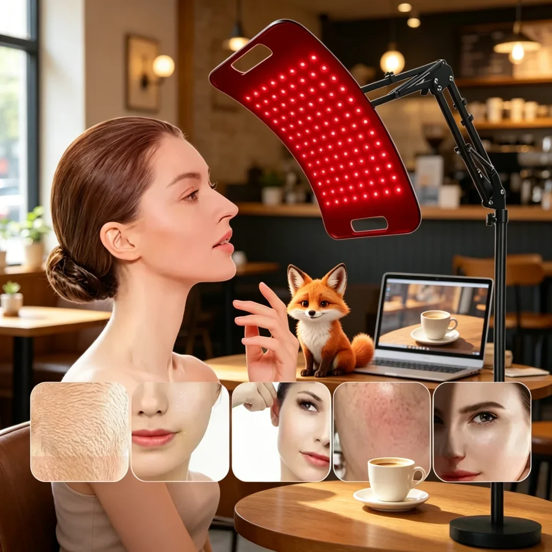 

Avant-Garde Portable Red Light Lamp for Body Infrared Light Panel with Stand 660nm Red Light &850nm Near Infrared Light Device