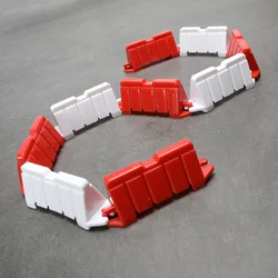 100PCS/Set Road Barrier DIY Racing Track Design Drifting Race Track 6.2*1.8*2.5CM