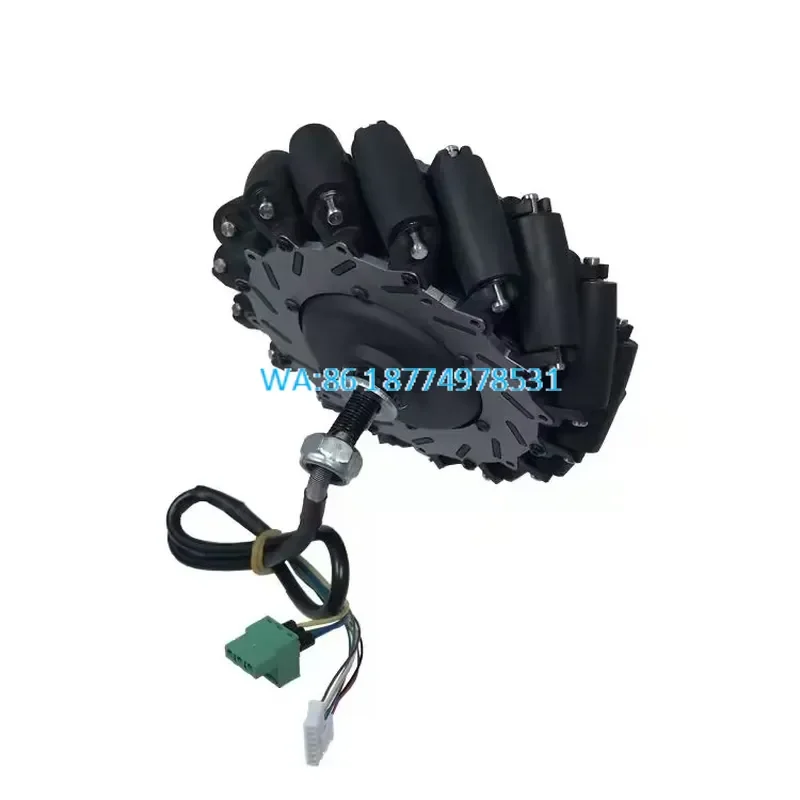 Wmwmnu for 24V 48V Robot Motor Wheel Hub Motor with Encoder 50W 100W 180W Servo Motor Encoder Wheel