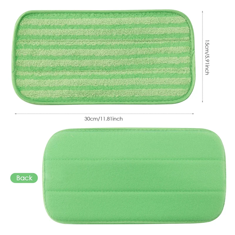 ABPP-6 Моющиеся/многоразовые подушечки для швабры из микрофибры, совместимые с Swiffer Wet Jet