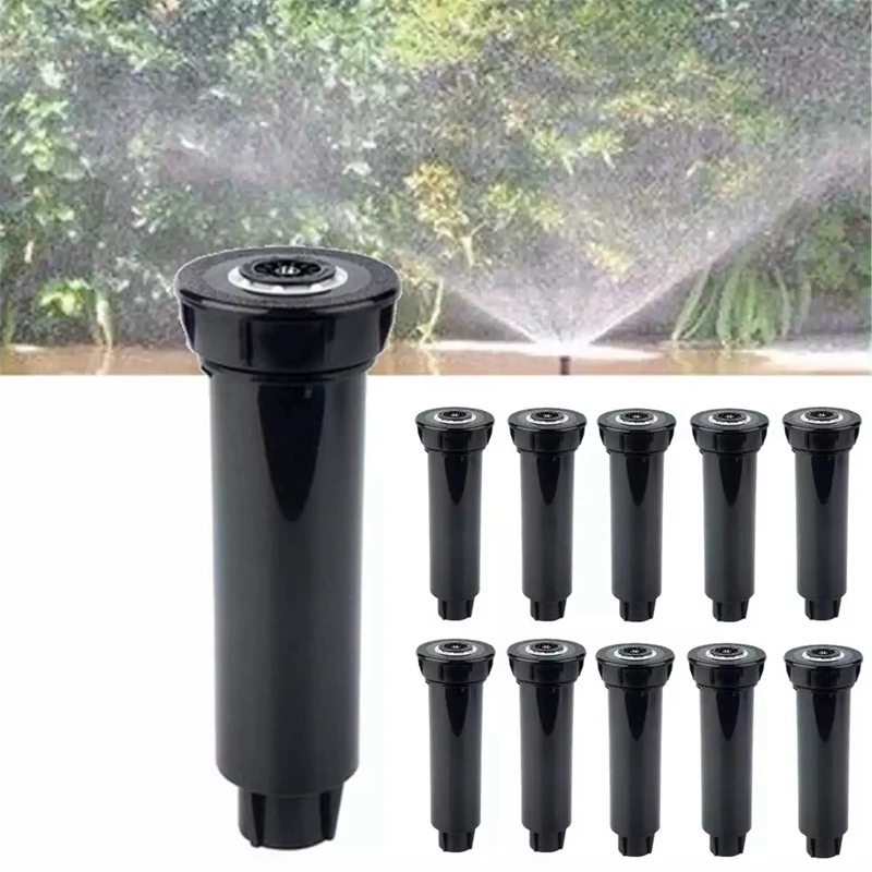 10Pcs -Up Sprinkler Lawn Tool Spray-Head For Garden Supplies 360 Degree Irrigation Equipment Gear Sprinkler