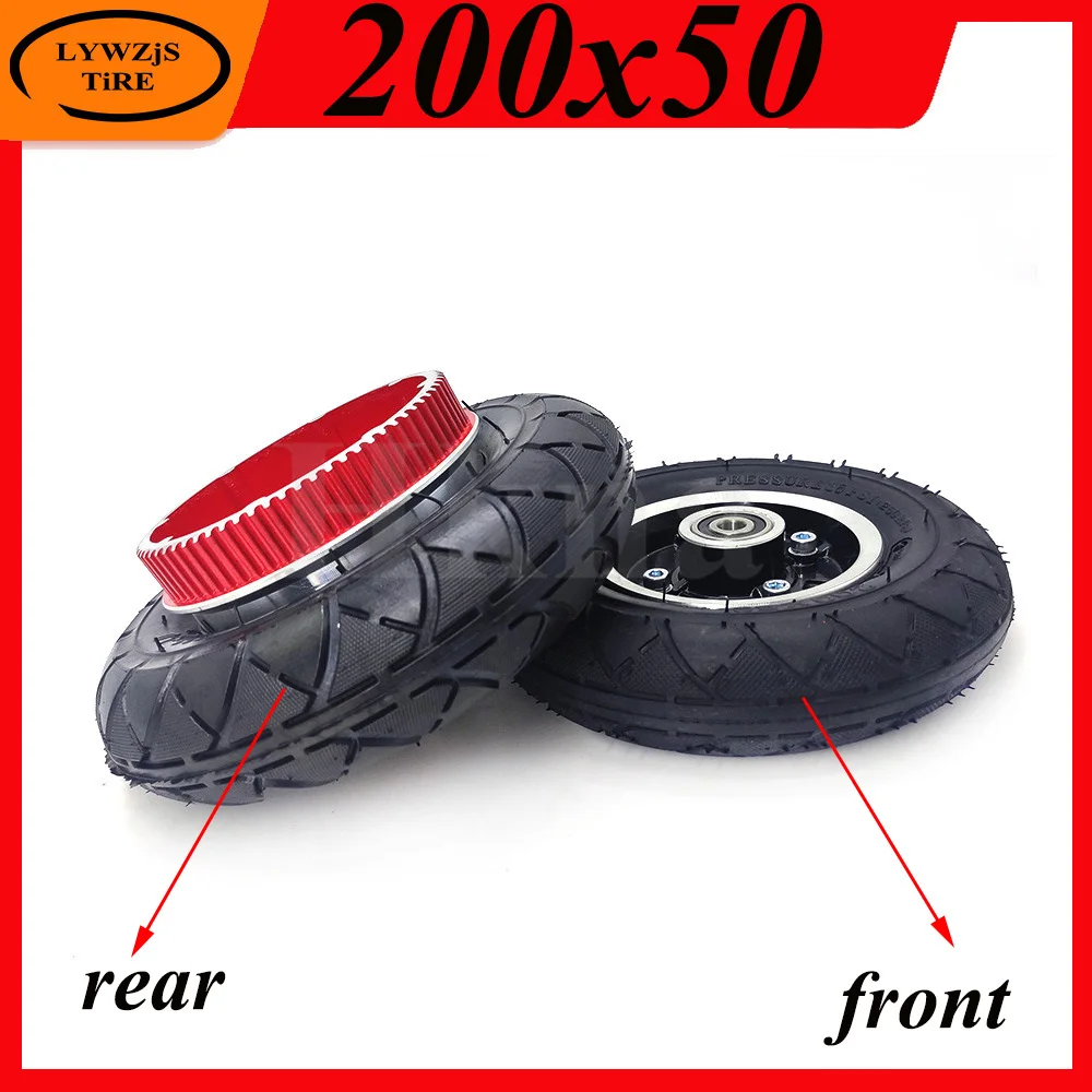 200x50 Wheel Tire 8 Inch Front Wheel 200*50 Belt Rear Wheel for Mini Electric Scooter Accessories