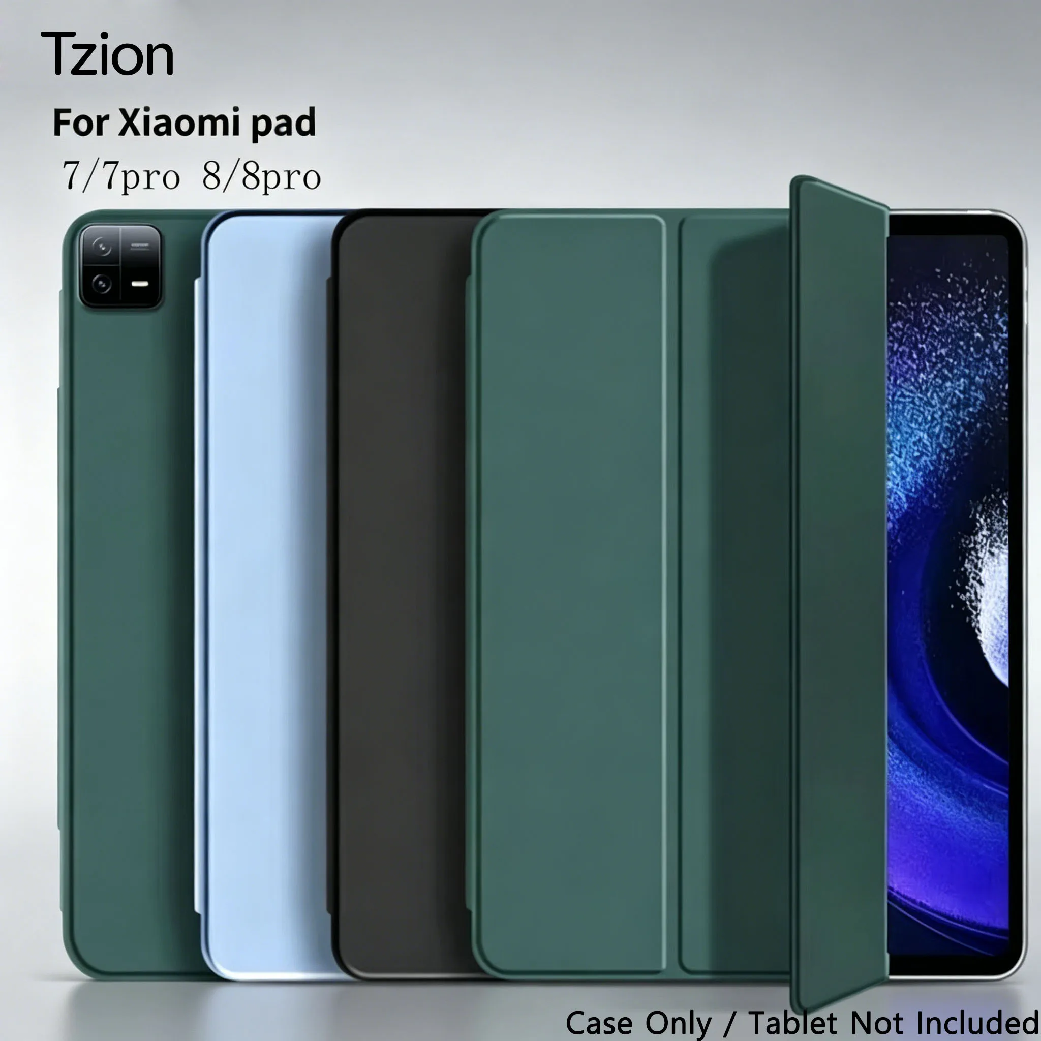 

Чехол для Xiaomi Pad 8/8 Pro, Xiaomi Pad 7/7 Pro 11.2 дюйма 2024, тонкий защитный чехол-подставка, смарт-кейс