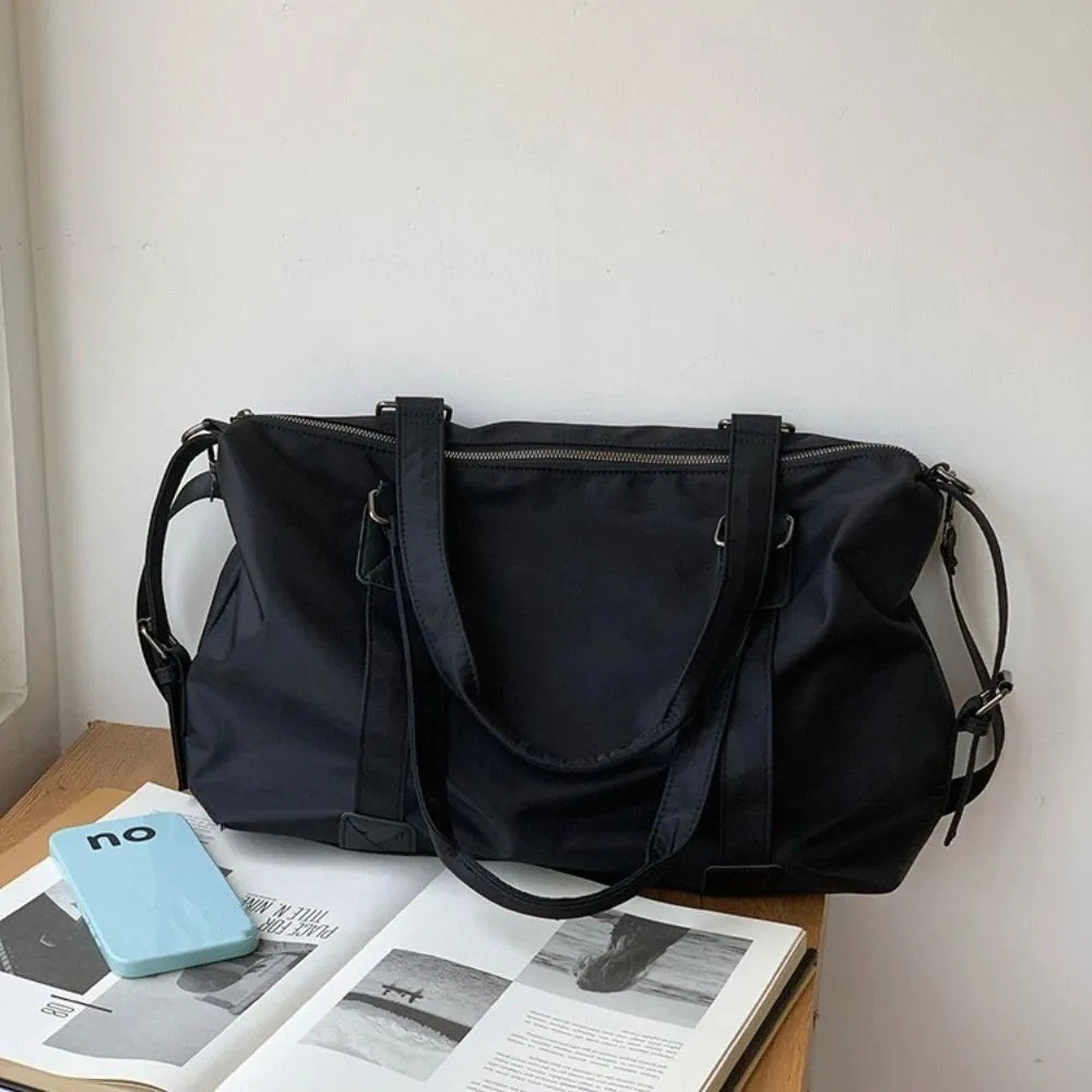 

Durable Waterproof Travel Luggage Bag Casual Commuting Tote Bag Large Capacity Simple Travel Handbag Messenger Bag