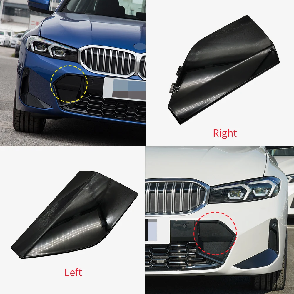 For BMW G20 G21 M Sport Car Front Bumper Tow Hook Cover Cap Black For BMW 3 Series 2022-2024 320 323 325 330i 51118085456 view 2