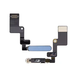 1PCS Power On Off Switch Control Key Button Fingerprint Flex Cable For iPad 10 2022 10.9 Inch 10th Gen A2696 A2757 A2777