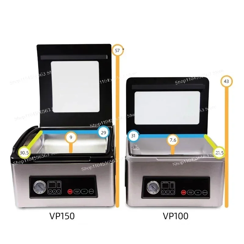 Zgrzewarka próżniowa VP100 Ultra Series - Kompaktowa maszyna do pakowania próżniowego świeżej żywności i mięsa