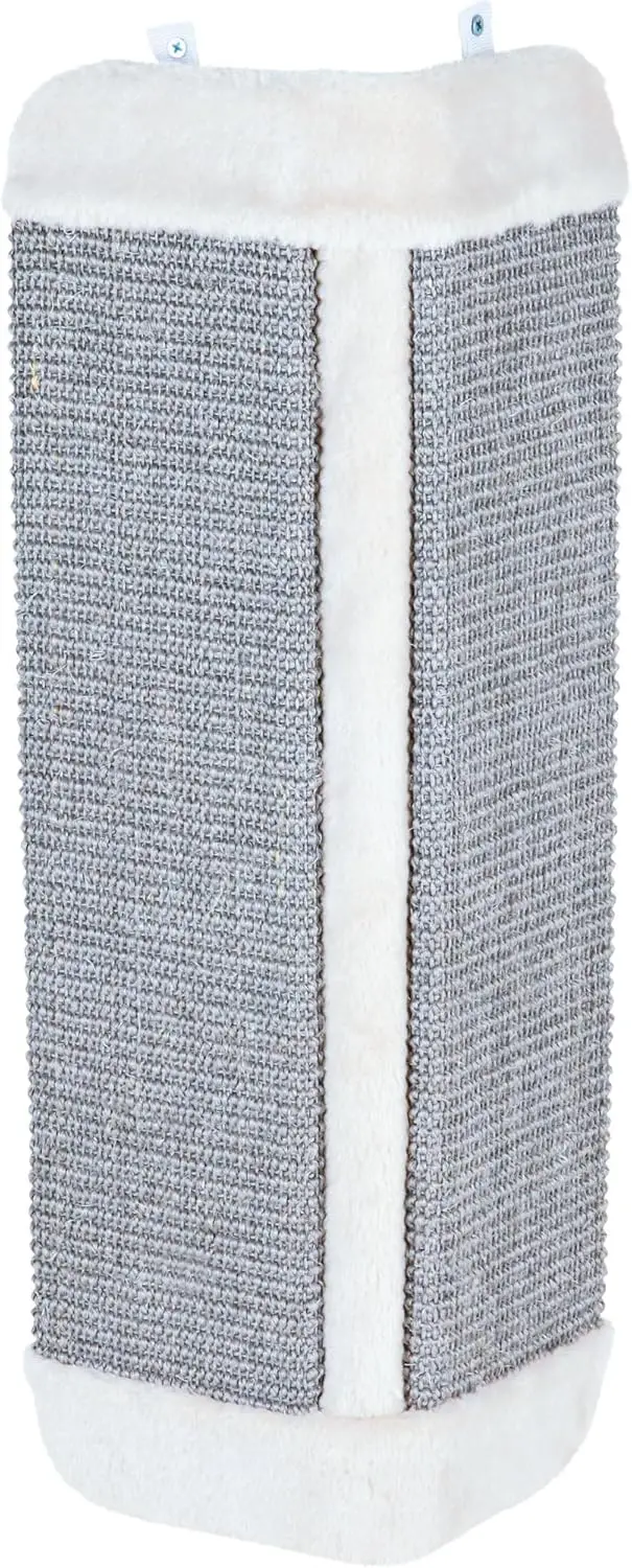 

Scratching Board for Corner – Vertical Sisal Rope Pad for Indoor Cats – Easy-Install Corner Scratch Pad – Gray, 1 x 1