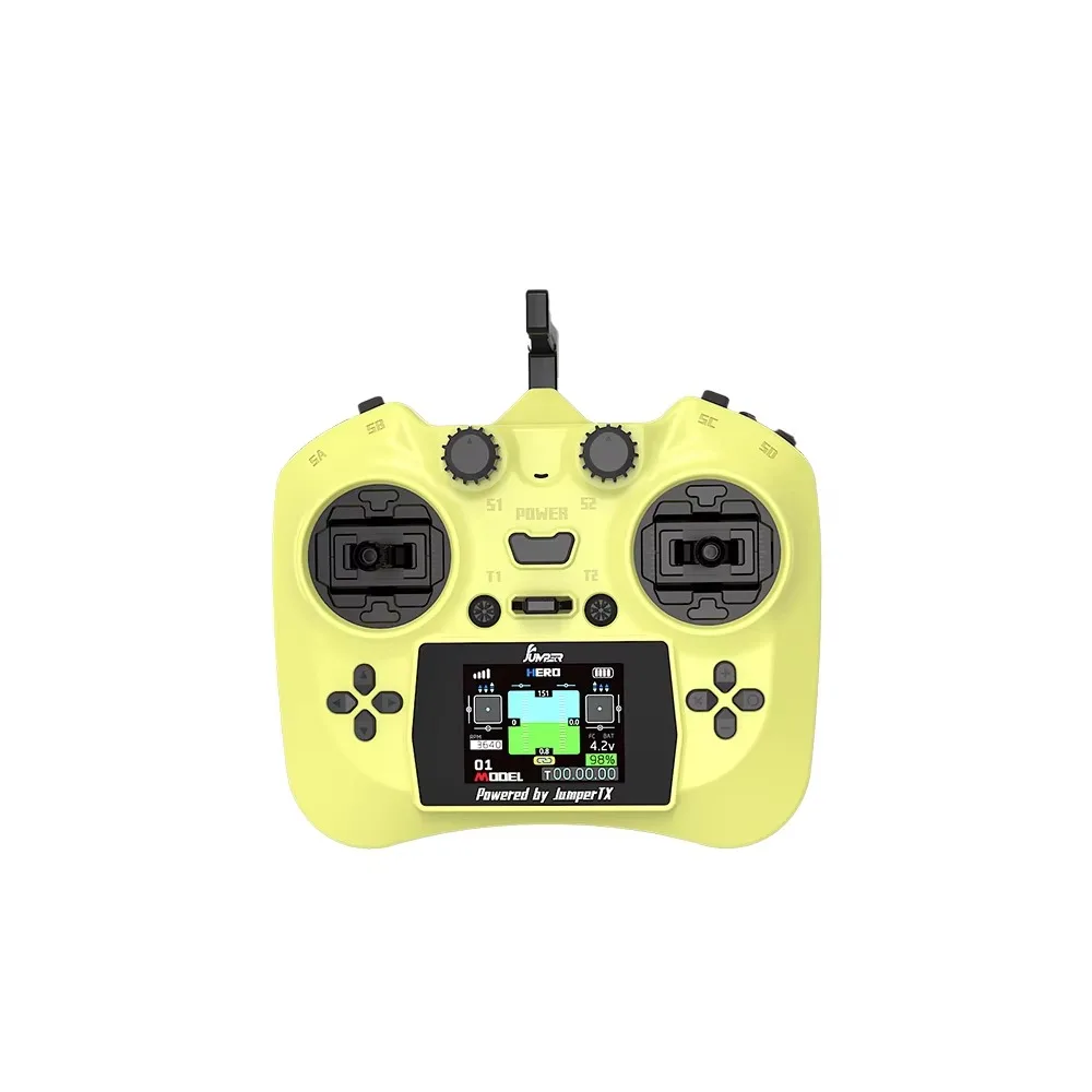 Jumper Elf Smart Radio Transmitter 2 Inch Color Screen Hall Gimbals ELRS 2.4G 100mW 12CH RC Remote Controller for FPV Drone