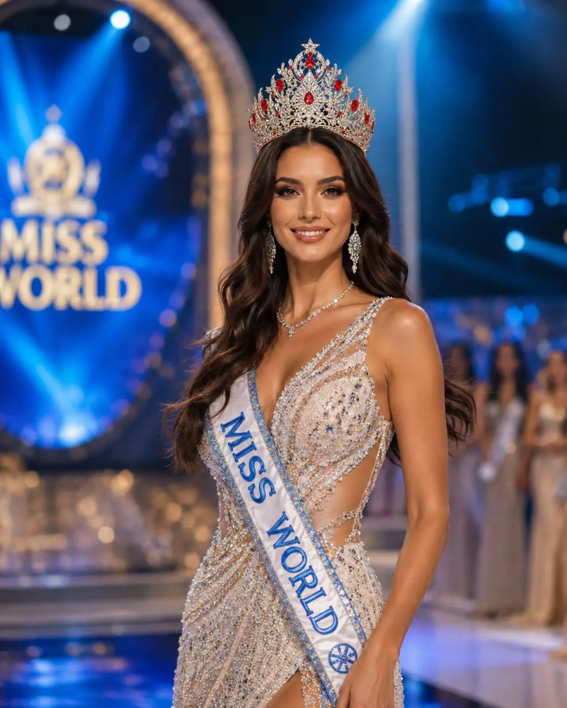 Corona de Novia Barroca Extra Grande, Estilo Miss Mundo Europeo Americano, Corona de Laurel, Reina de Belleza, Campeona, Pasarela, Concurso de Belleza