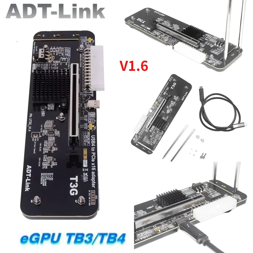 New UT3G V1.6 Laptop External Graphics Card USB4 to PCIe 4.0 x16