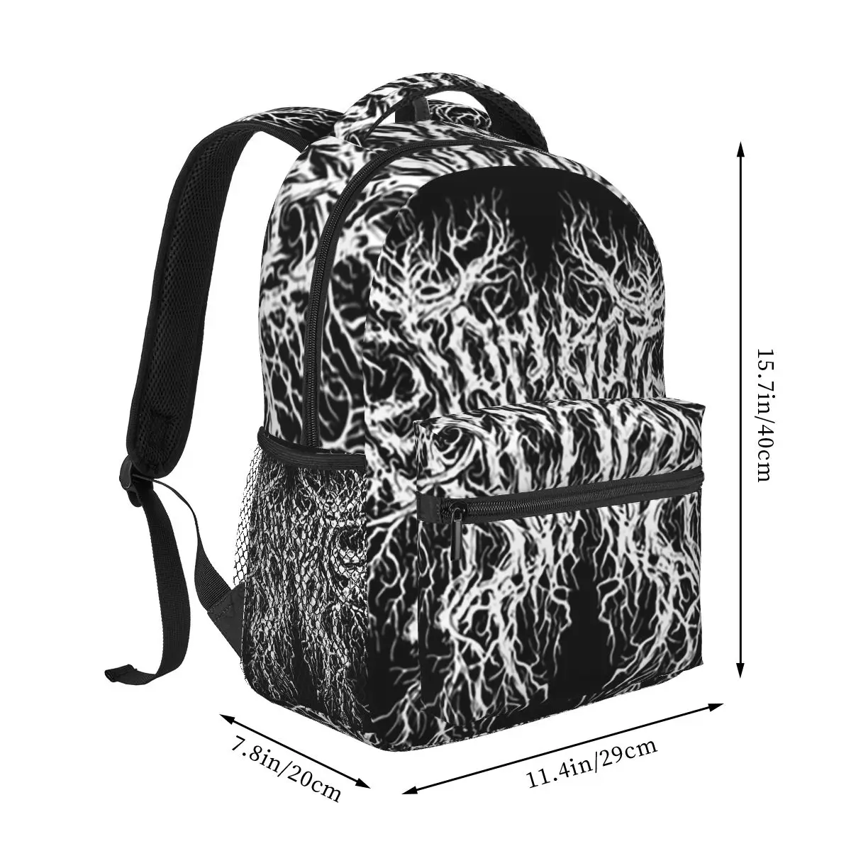 Gothic Dark Print Backpack Hot Sale Daypack Large Capacity Kids BookBag School Bag Shoulder Bags for Men Women
