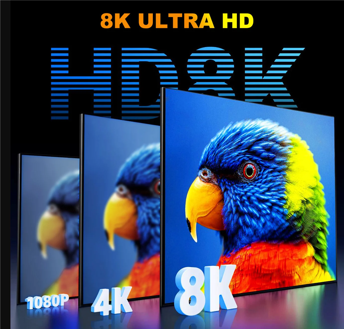 صندوق تلفاز ذكي H96 MAX M9 Android 14 ، RK3576 ، 8GB ، 8K HD ، M ، DDR4 ، USB ، مشغل وسائط ، WiFi 6 ، BT5.4 ، AV1 ، الأحدث