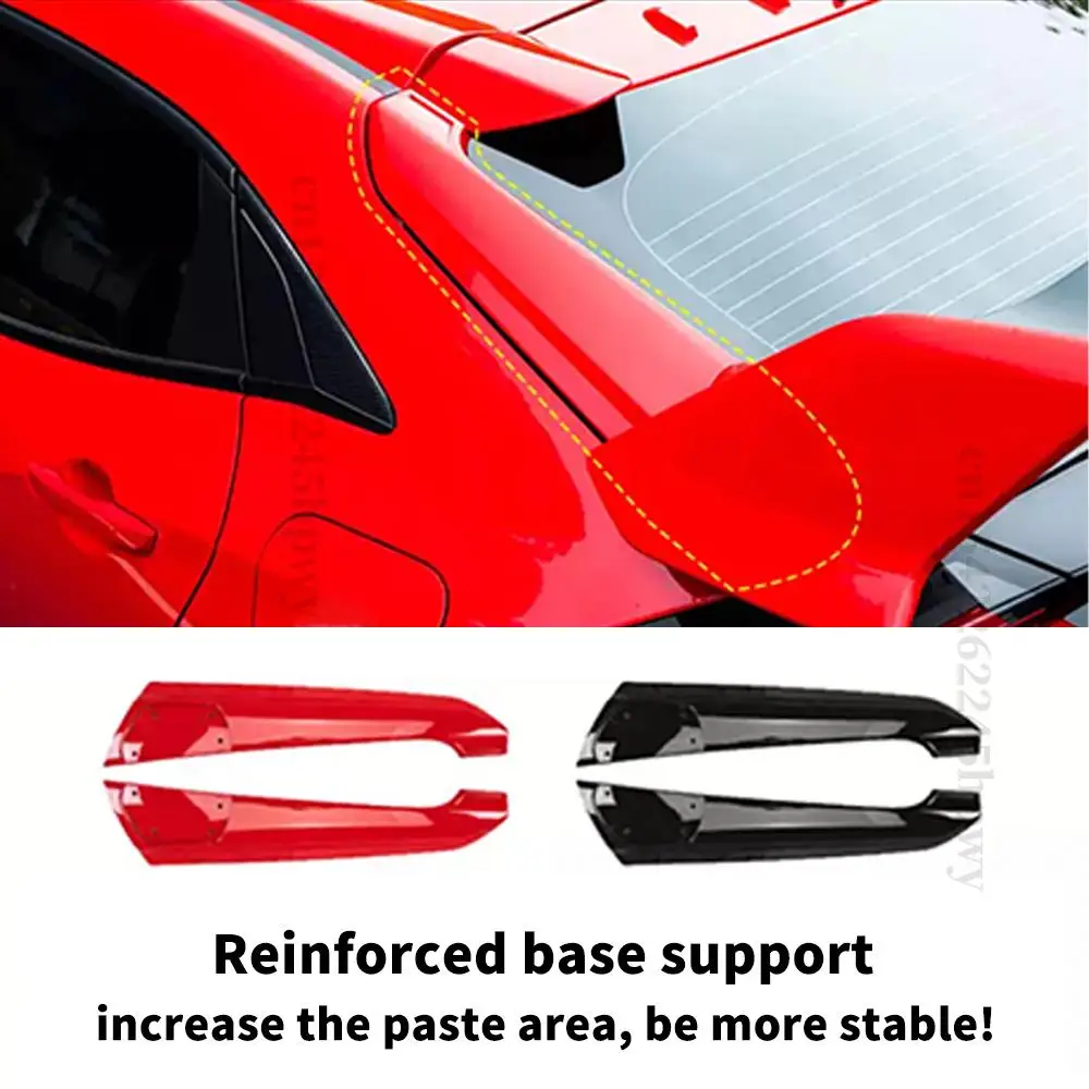 Air Deflector Splitter Body Kit Rear Trunk Spoiler Wing Sport Boot Lip Tail For Honda CIVIC Hatchback FK7 2016-2021 Body Kit