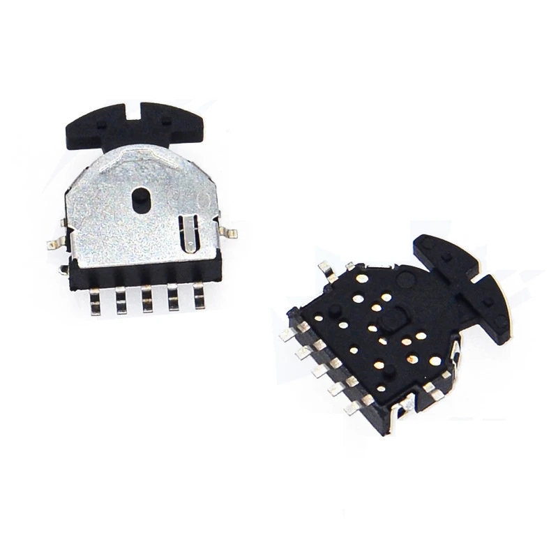 10 قطعة عالية الجودة مفتاح دوار SMD 10.8x11 مللي متر 8-Pin 3-Position 3-Way موجة التبديل #2