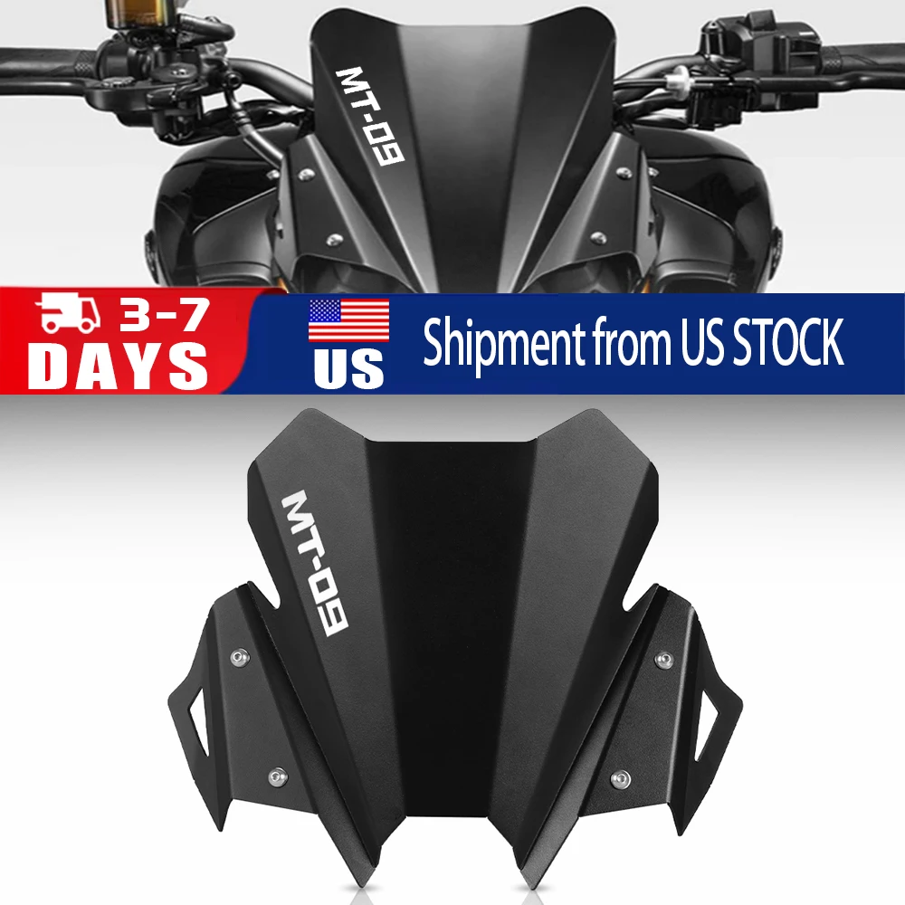 

2023 2022 Motorcycles Screen Windshield Fairing Windscreen For YAMAHA MT-09 MT09 MT 09 2021 Accessories Wind Shield Protection