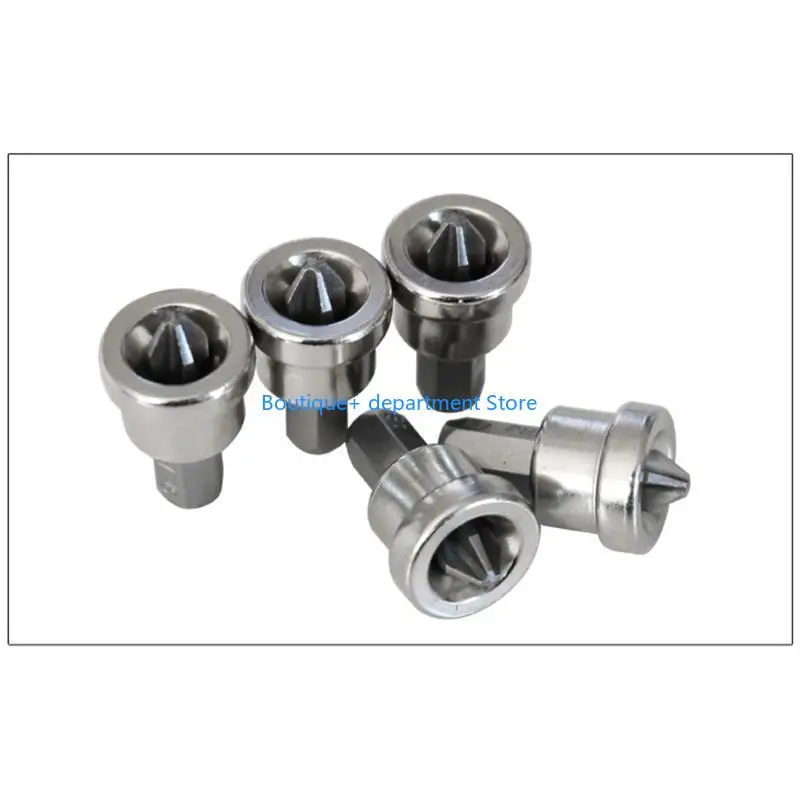 E1PD 5pcs Positioning Screwdriver Bits Set 1/4 inch Shank for Head Woodworking Screw Positioning Bit Batch for