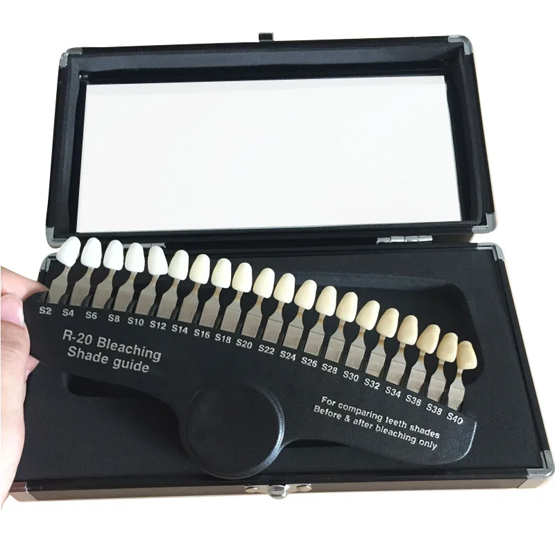 

Teeth Whitening Accelerator R20 Professional 20 Shades with Mirror 1.0 out of 5 stars 1 den tal Teeth Shade Guide