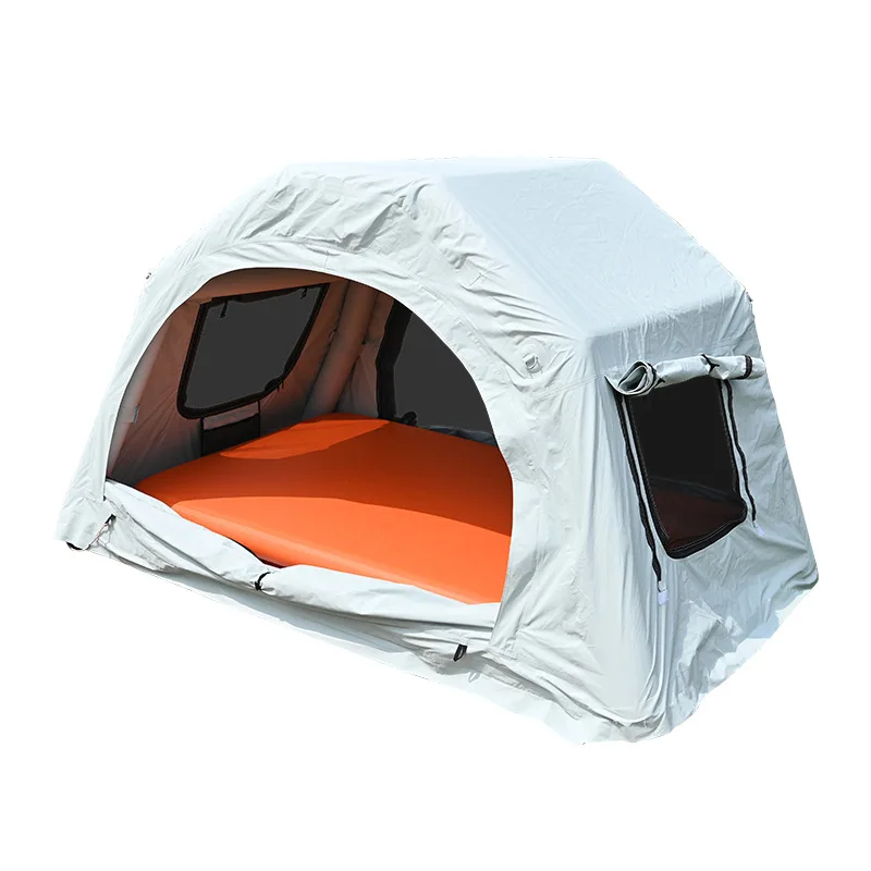 Integrated inflatable roof tent car tent outdoor SUV self-driving tour camping frame car tent