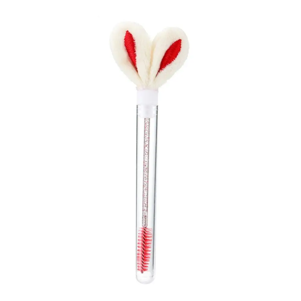 Round Comb Teeth Rabbit Ears Mascara Brush Multicolor Creative Tube Eyelash Brush Dust-proof Tube Eyelashes Brushes Comb Women