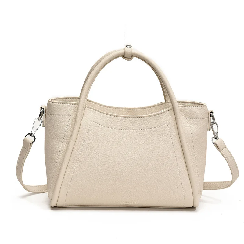 Retro Casual PU Square Bag Women's Shoulder Bag Daily Large Capacity Crossbody Bag Classic Casual Crossbody Bag Shopping Bag