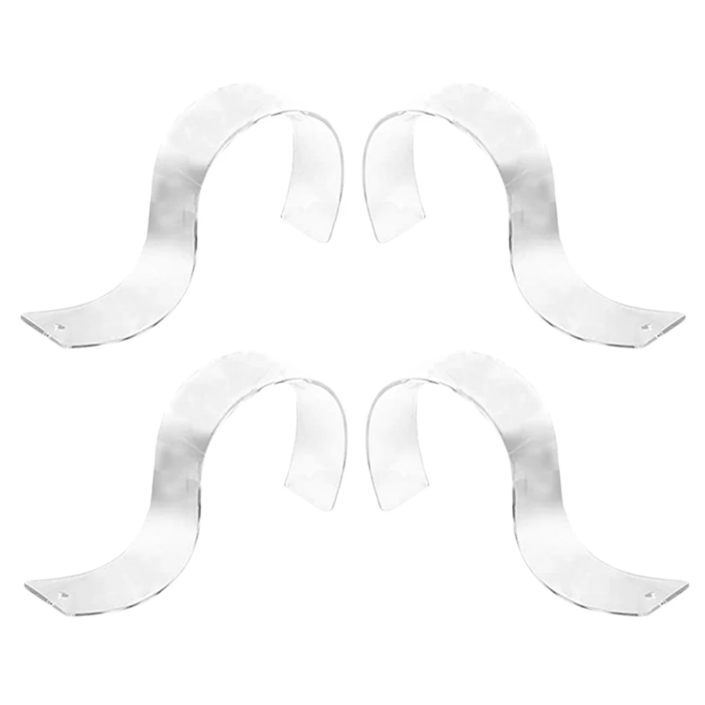 

4pcs Belt Holder Organizer Stand Display for Closet Table Sturdy Simple Decorative Practical Retail Store Tool Storage