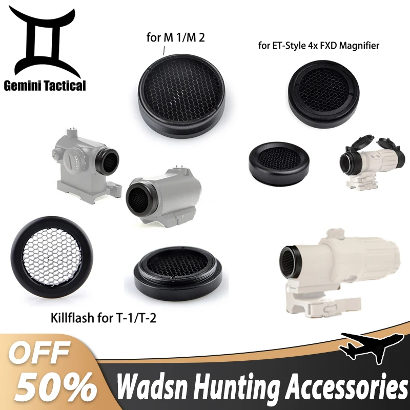 Metal Protective Cover Tactical Hunting Accessories For G33 G43 Anti-reflection Sunshade 4x FXD Magnifie Cap Scop Covers