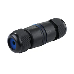RJ45 Coupler Underwater Ethernet LAN IP68 Cable Wire Connector ion M25 Gland No Shielded Cable Use for Outdoor LED Equipment
