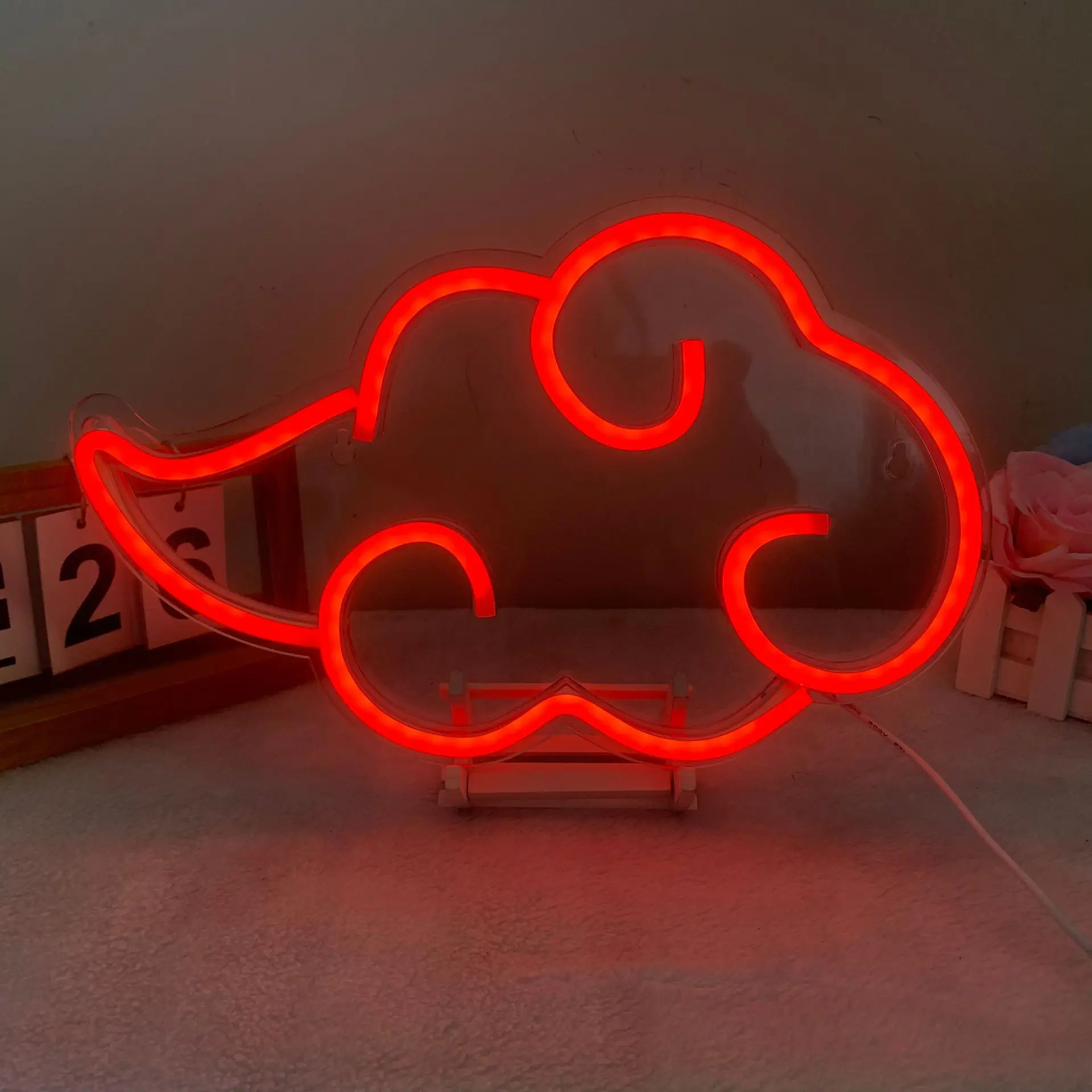 Cloud Shape LED Neon Sign Night Light Wall Hanging Decor Neon Light Sign Party Wedding Bedroom Decoration USB Powered