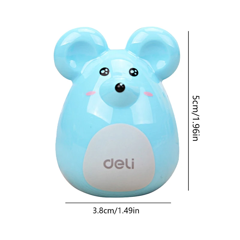 1 قطعة Kawaii المحمولة الكرتون الفئران براية أقلام الإبداعية براية أقلام مكتب اللوازم المدرسية طالب القرطاسية هدية