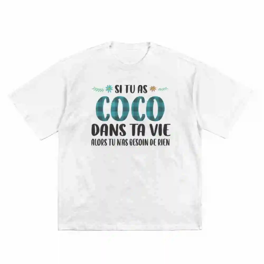 Coconut In Your Pillow Short Sleeve Tee 100% Cotton T-Shirt