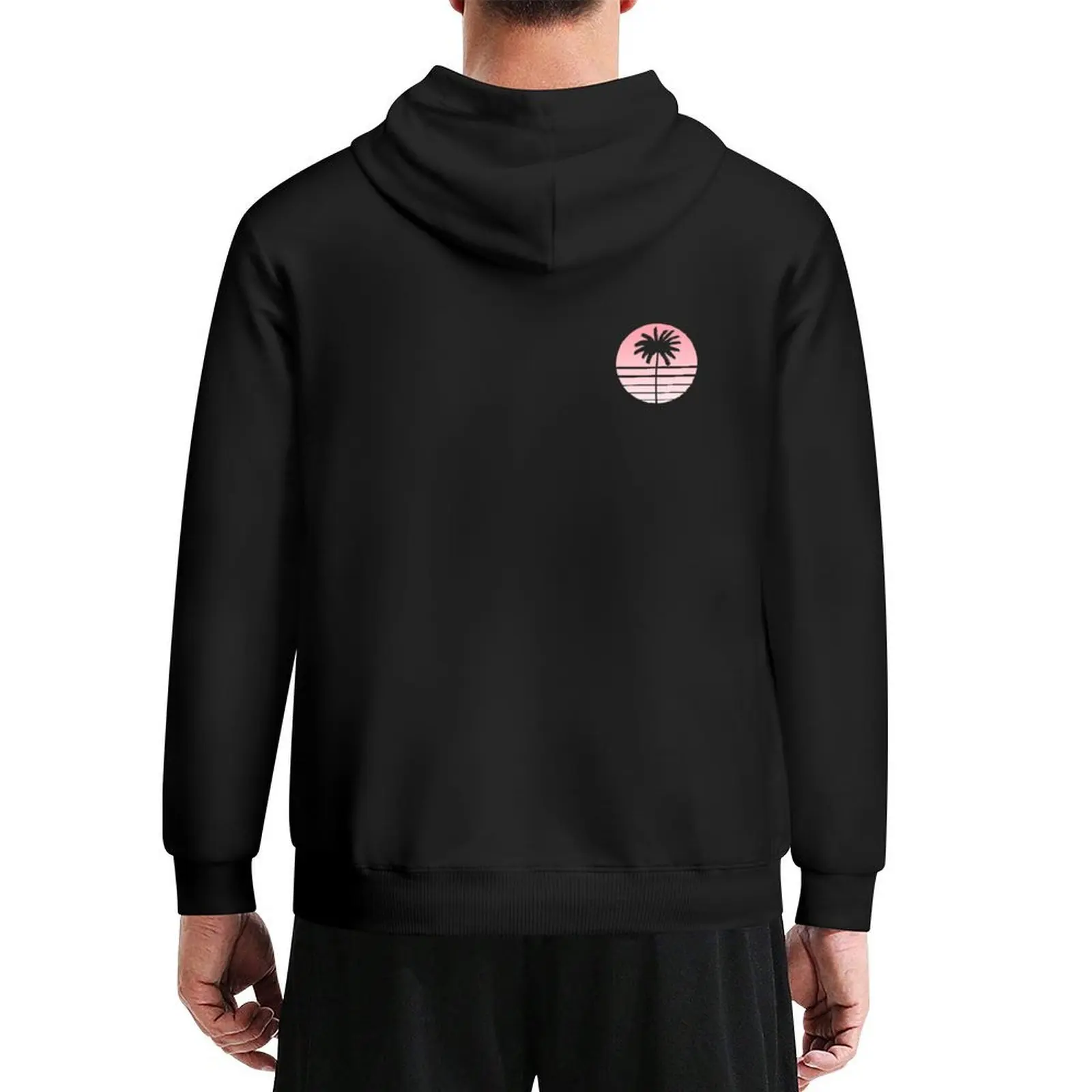 

Palm Tree Pocket Logo Design Hoodie men's autumn clothes winter clothes mens clothing male clothes men's hoodie sweatshirt