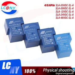 1Pcs SONGLE Power relay SLA-05VDC-SL-A SLA-12VDC-SL-A SLA-24VDC-SL-A -C T90 30A 4/5/6PIN 5V 12V 24V 48V Time Relay