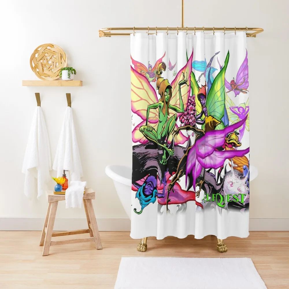 

ElfQuest: The Preservers Shower Curtain Shower Bathroom Bathroom Accessories Curtain