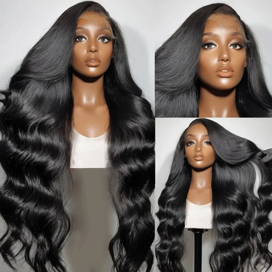 30 36 Inch Body Wave Human Hair Wigs 13x4 13x6 Transparent Lace Frontal Wig For Black Women 4x4 Lace Closure Wigs