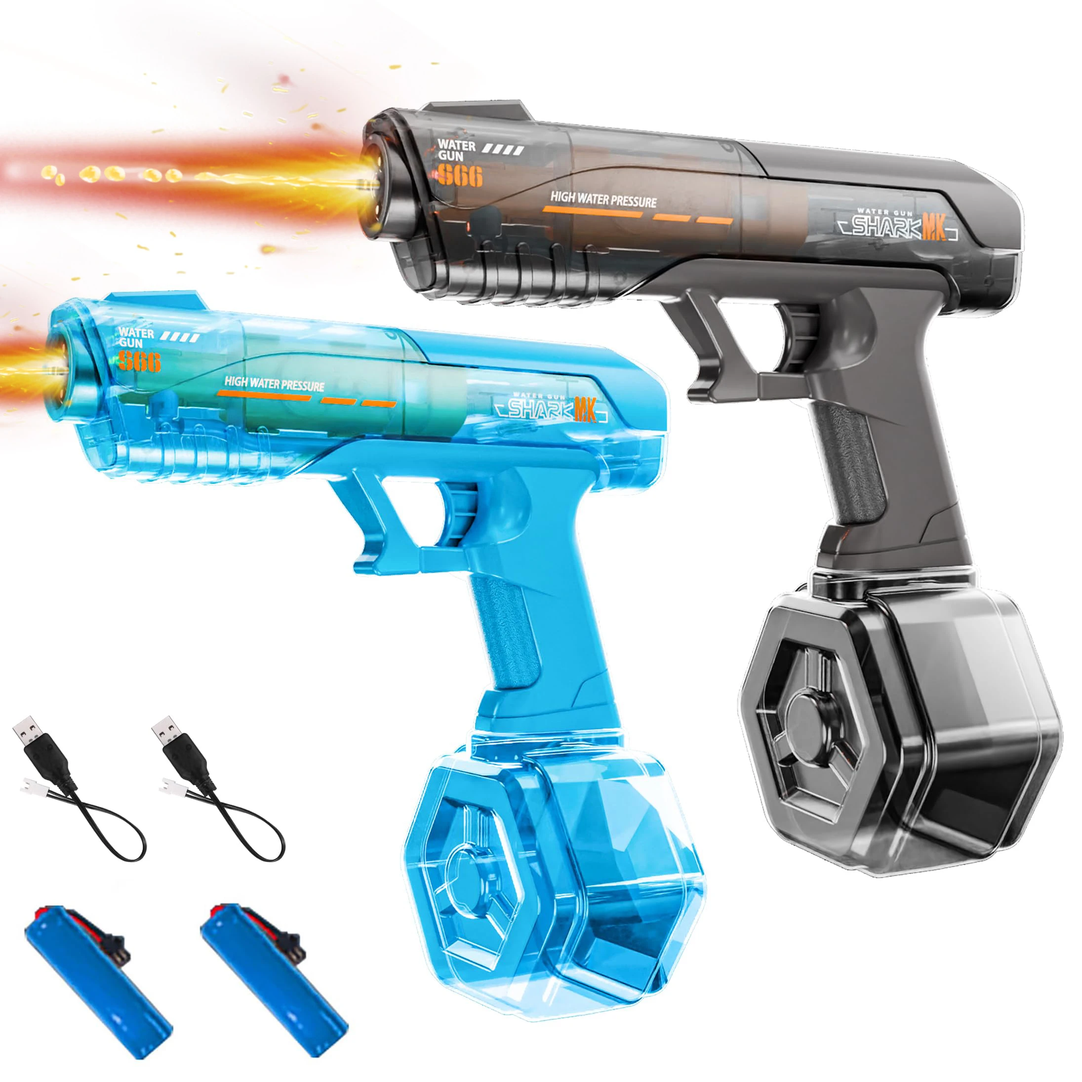 

Electric Water Gun for Kids Automatic Rechargeable Water Blaster ,26FT Long Range for Outdoor Summer Pool Beach Squirt Gun Toy