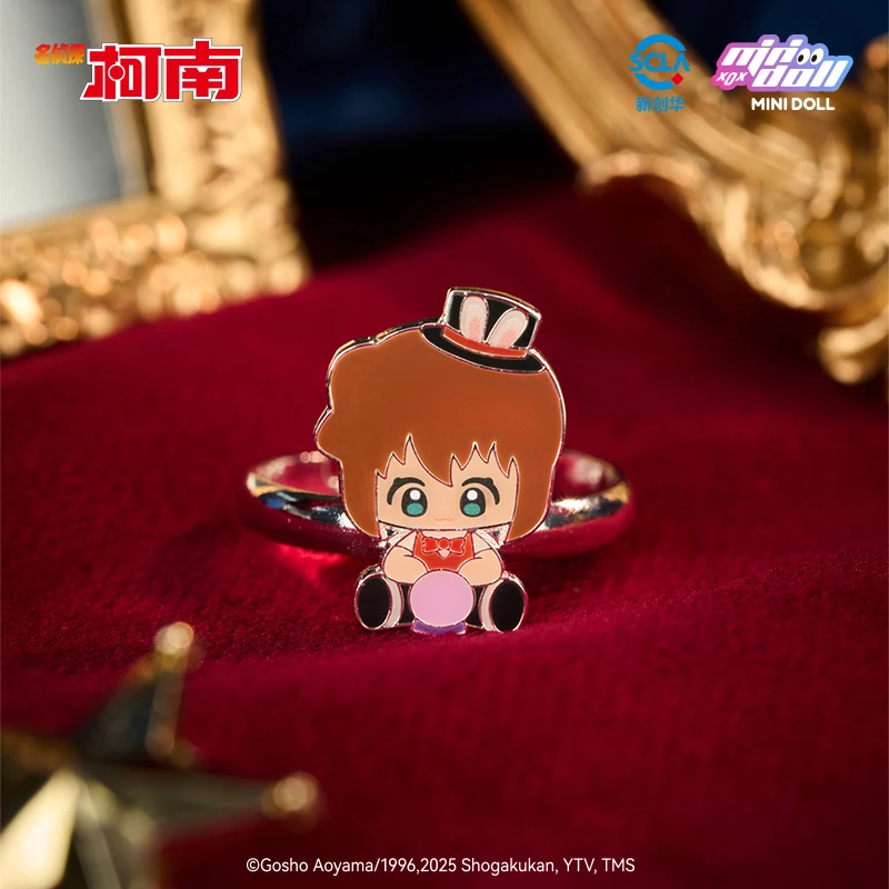 Minidoll Detektyw Conan Magic Stage Series Q-Baby Ring Series Blind Box Oficjalna Autoryzowana Dekoracja na Biurko Prezent Cosplay